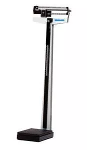 Health O Meter Floor Scale Health O Meter Balance Beam Display 400 lbs. Capacity Black Analog - M-244976-4257 | Each