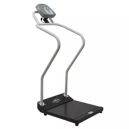 Health O Meter Floor Scale Health O Meter Digital LCD Display 454 kg Capacity Black AC Adapter / Battery Operated - M-1117373-1681 | Each