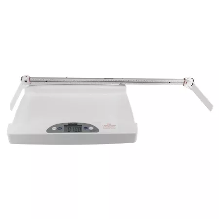 Health O Meter Pediatric Scale with Height Rod Health O Meter Digital LCD Display 50 lbs. Weight Capacity White Battery Operated - M-1131499-4198 | Each
