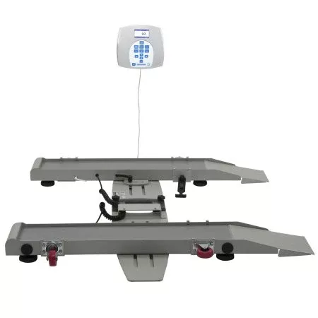 Health O Meter Wheelchair Scale Health O Meter Digital LCD Display 800 lbs. Capacity Gray AC Adapter / Battery Operated - M-1119456-1933 | Each