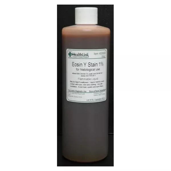 Healthlink Eosin-Y Stain Alcoholic 1% 16oz 1/Bt