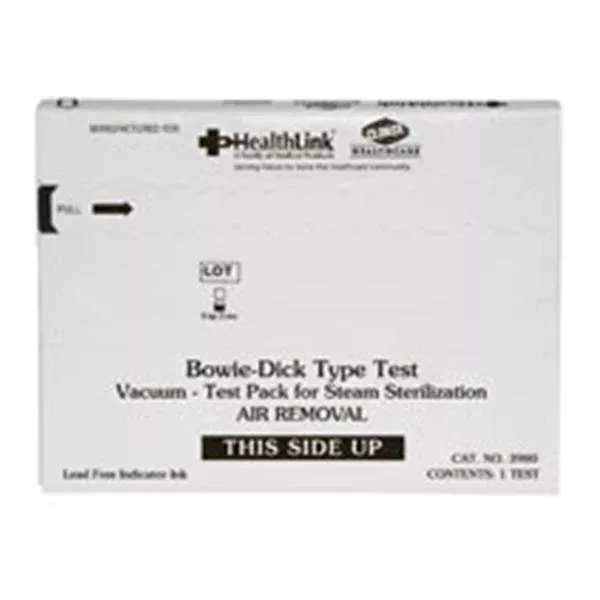 Healthlink Indicator Bowie Dick Steam Test Pack 20/Pk