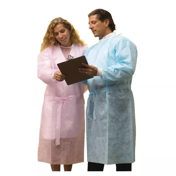 Henry ScheinGown Cover HSI Small / Medium Pink 10/Pk, 5 PK/CA (1006784)