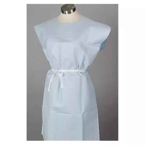 Henry ScheinGown Premium HSI 30 in x 42 in Blue Tissue / Poly / Tissue 50/Ca