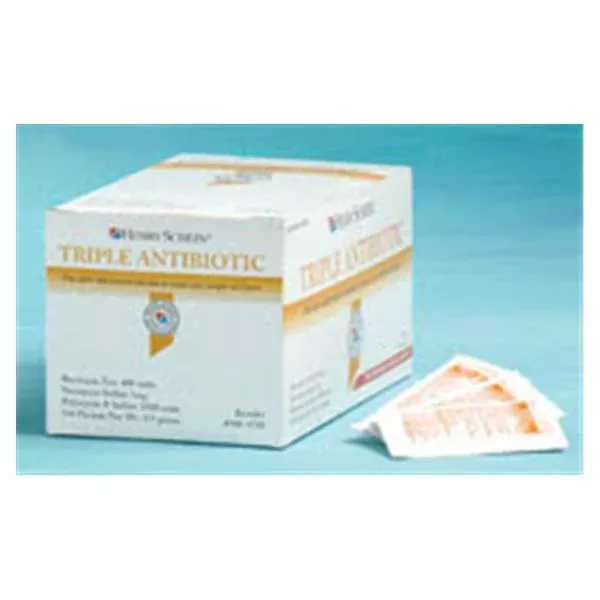 Henry ScheinHSI 3Antbtc Bac/Nmycn/Plmxn B Ointment .9gm Fl Pkt 144/Bx, 12 BX/CA (300335100005)