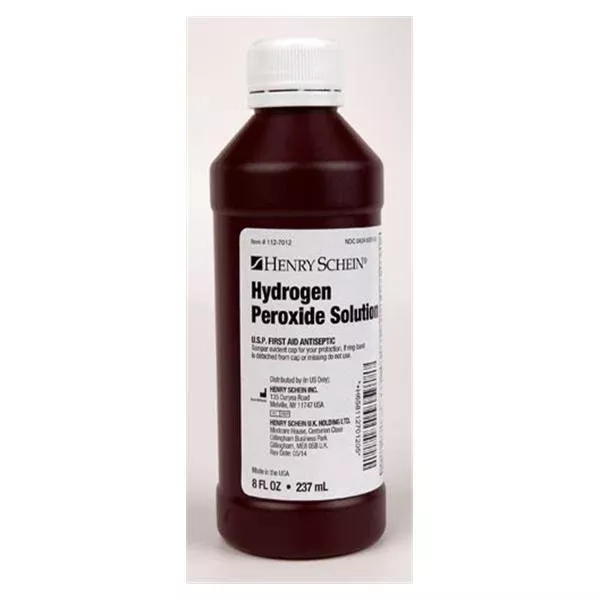 Henry ScheinHydrogen Peroxide 8oz 3% Bottle 8oz/Bt, 12 EA/CA (112-7012)