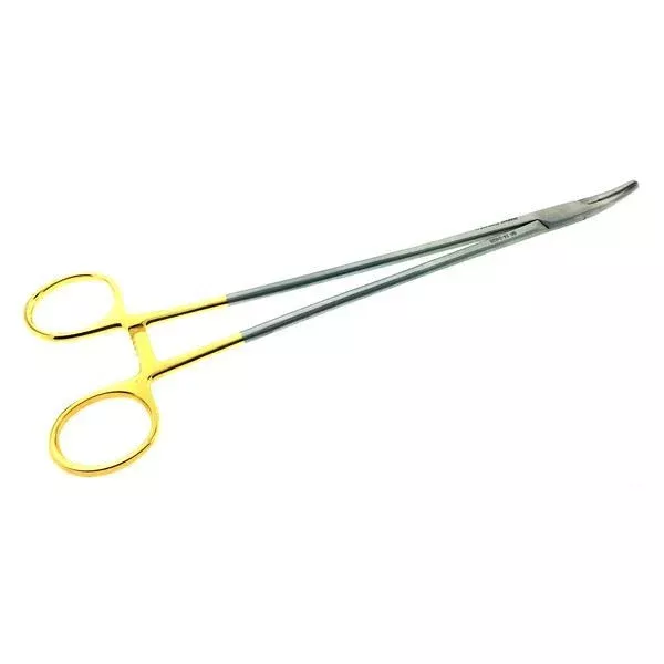 Hermann Medizentechnik Holder Needle Heaney 10" Curved Tungsten Carbide Ea