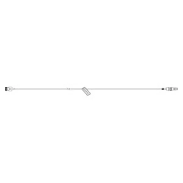 Hospira Worldwide IV Extension Set 60 M Adptr/F LL Adptr/Clr 50/Ca