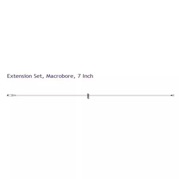 Hospira Worldwide IV Extension Set 7" Male Luer Lock Adapter 50/Ca