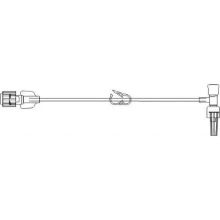 Icu Medical IV Extension Set 60 T-Cnctr Inj Adptr Primary Infusion 50/Ca