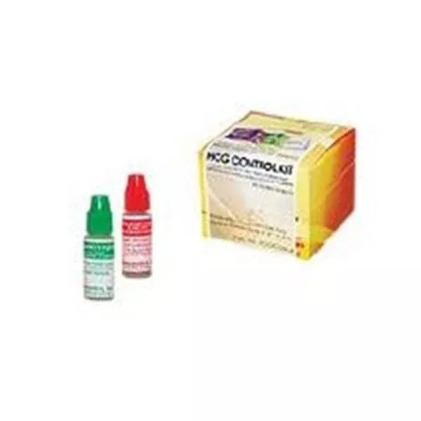 ImmunosticshCG: Human Chorionic Gonadotropin +/- Control Kit f/ Anlyz Ea