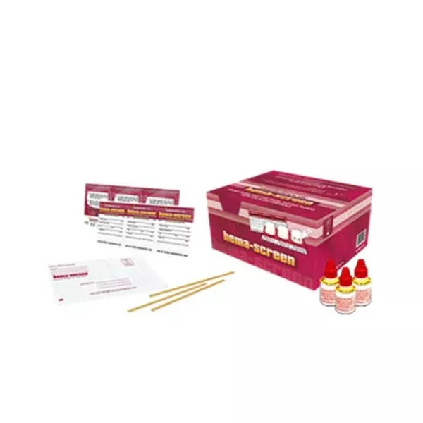 ImmunosticsHema-Screen FOB Test Kit CLIA Wvd W/ Spply 50ct EA