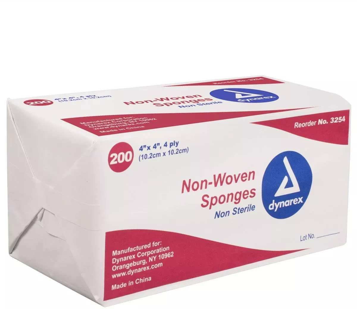Integra LifeSciencesDressing Sponge Cotton 4x4" Non-Woven Non-Sterile 2000/Ca