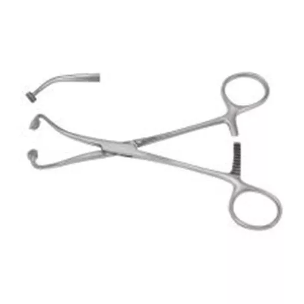 Integra MiltexForcep Towel 4" Non-Perforated Ea