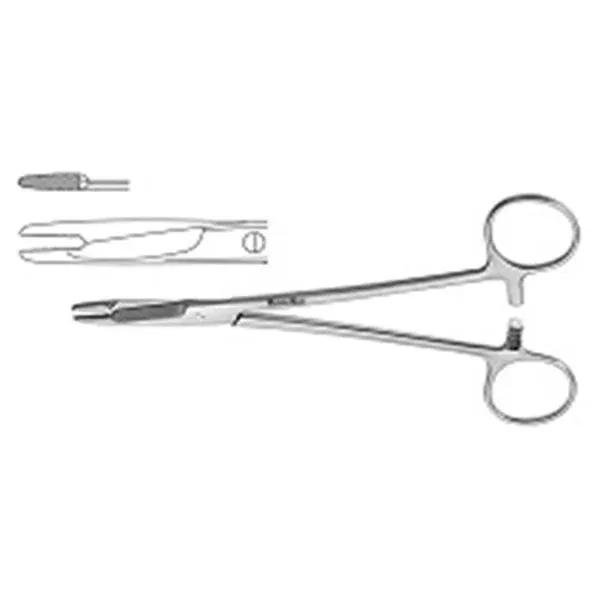 Integra MiltexHolder Needle Crabbite Serrated Jaw Petite Point Ea