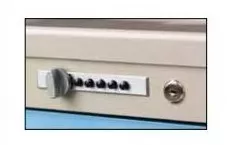 Intermetro Industries Cart Mechanical Pushbutton Lock For Basix Plus Cart - M-973568-3485 | Each