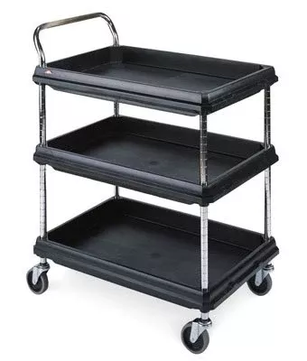 Intermetro Industries Deep Ledge Utility Cart 21-1/2 X 33-1/4 X 33-3/4 Inch Blue - M-961147-2299 | Each