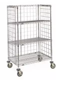 Intermetro Industries Shelf Cart Super Erecta Shelf 24 X 59 X 60 Inch 3 Slanted Shelves, 2 Inch - M-1082153-1001 | Each