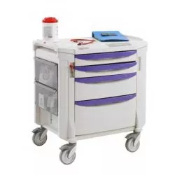 Intermetro Industries Storage Narrow Nurse Server Cart Flexline - M-893075-3664 | Each