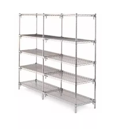 Intermetro Industries Wire Shelving Starter Unit Super Erecta 5 Shelves 18 X 24 Inch - M-854801-4497 | Each