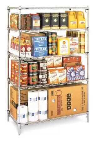 Intermetro Industries Wire Shelving Super Adjustable Super Erecta 1 Shelf Adjustable 24 X 72 Inch - M-464947-3424 | Each