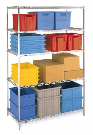 Intermetro Industries Wire Shelving Super Erecta Shelf 1 Shelf Adjustable 24 X 36 Inch - M-492632-1532 | Each