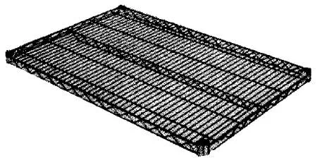 Intermetro Industries Wire Shelving Super Erecta Shelf 1 Shelf Adjustable 24 X 60 Inch - M-329096-2882 | Each