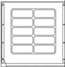 Invacare Seat Upholstery Kit Wheelchair - M-718854-4814 | Each