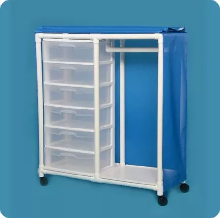 IPU Garment Rack White Mesh - M-866710-4845 | Each
