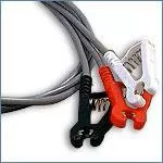 Ivy Biomedical Leadwire 24 Inch, Red, White, Black, Metal, 3-Leads, AHA Color Code For Model 3000 Patient Monitor - M-868545-3220 | ST/1
