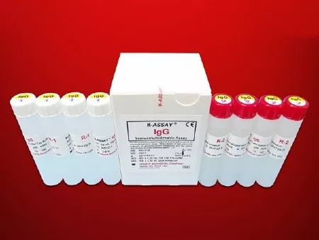 Kamiya Biomedical Company Reagent Kit K-ASSAY Immunochemistry / Specific Protein Test Complement C4 (C4) For Two-Reagent Automated Analyzers that use Multi-Point Calibration Method 285 Tests R1: 4 X 20 mL, R2: 2 X 10 mL - M-1038811-2487 | Kit of 1