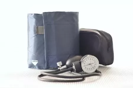 Kerma Medical Products Aneroid Sphygmomanometer with Cuff 2-Tube Pocket Size Hand Held Adult Large Cuff - M-880976-4201 | Each