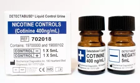 Kova International Drugs of Abuse Control Detectabuse Nicotine Positive Level / Negative Level 2 X 5 mL - M-1130085-3792 | Each