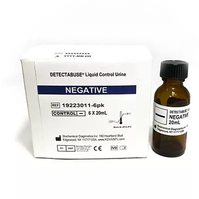 Kova International Drugs of Abuse Control Detectabuse Urine Negative Level 6 X 20 mL - M-1137196-1430 | Pack of 6