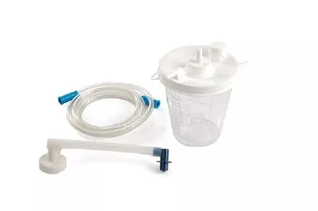 Laerdal Medical Suction Canister 800 mL Snap-On Lid - M-934099-1649 | Each
