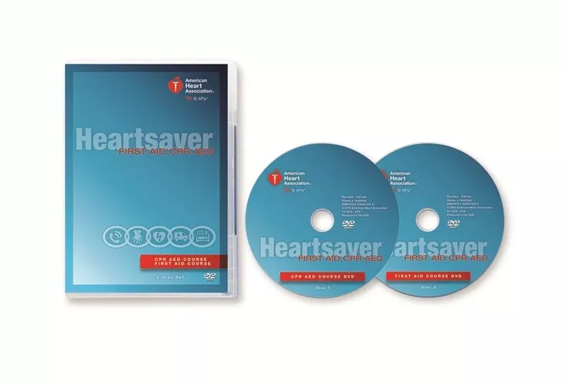 Laerdal MedicalDVD Set Training Heartsaver First Aid CPR AED Ea