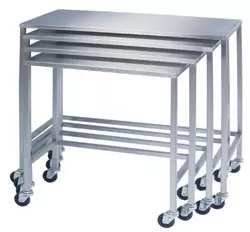 Lakeside Manufacturing Instrument Table 16 X 32 X 34 Inch 304 Stainless Steel / 18 Gauge 1 Shelf - M-1047178-3829 | Each