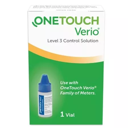 LifeScan Blood Glucose Control Solution OneTouch Verio Blood Glucose Testing 1 mL Level 3 - M-1055721-2648 | Each