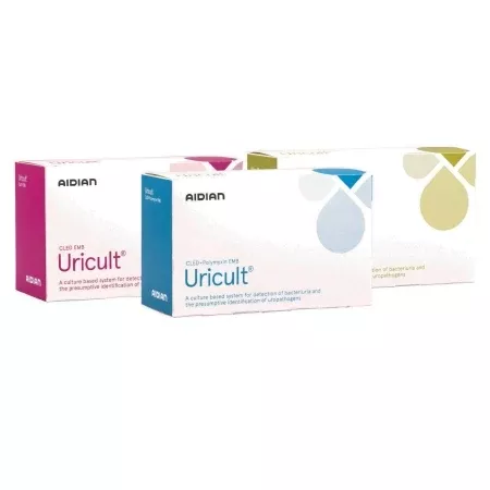 LifeSign Urine Culture System Uricult CLED / Polymyxin / EMB In-Office Test Urinary Tract Infection Detection Urine Sample 10 Tests - M-552337-3635 | Box of 10