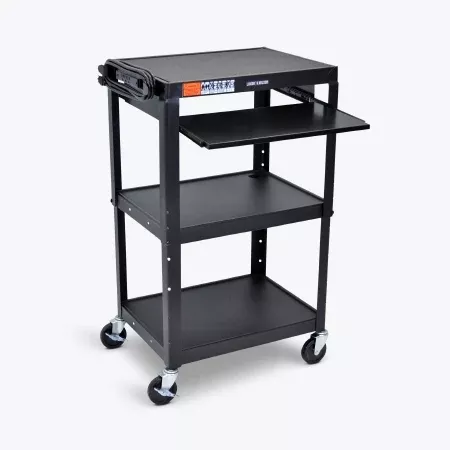 Luxor CART, WORKSTATION 3SHLF ADJ HT24X18" - M-773054-1424 | Each