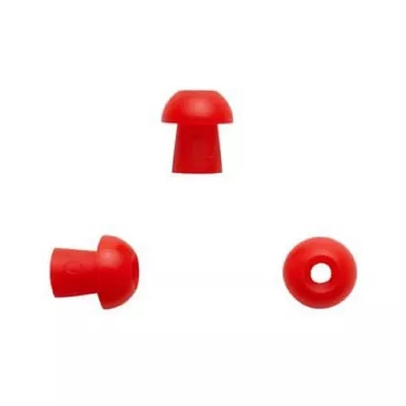 Maico Diagnostics Mushroom Eartip Sanibel 10mm, Red For Ero-Scan, EasyTymp - M-981521-2505 | Box of 100