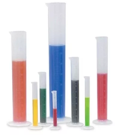 Market Lab Inc Graduated Cylinder Hexagonal Base Polypropylene 100 mL - M-1094432-3338 | Each