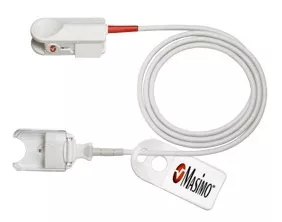 Masimo Corporation SpO2 Sensor Rainbow 3 Foot Cord Finger - M-854262-2365 | Each