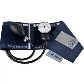MDF Instruments Direct Aneroid Sphygmomanometer with Cuff MDF 2-Tube Pocket Size Hand Held Adult Large Cuff - M-972806-2444 | Each