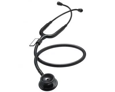 MDF Instruments Direct Classic Stethoscope MD One Black 1-Tube 30 Inch Tube Double-Sided Chestpiece - M-938900-1912 | Each