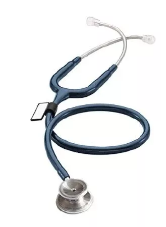 MDF Instruments Direct Classic Stethoscope MDF Navy Blue 2-Tube 12.9 Inch Tube Double-Sided Chestpiece - M-1147107-2759 | Each