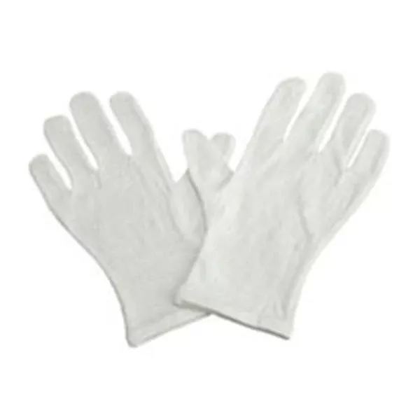 Medi-SourceGlove Liner Lightweight Cotton Medium / Large White 12Pr/Pk