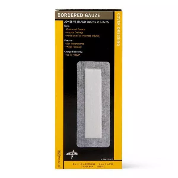 Medline IndustriesDressing Gauze Cotton 4x10" Sterile Ea, 15 EA/BX (MSC32410)