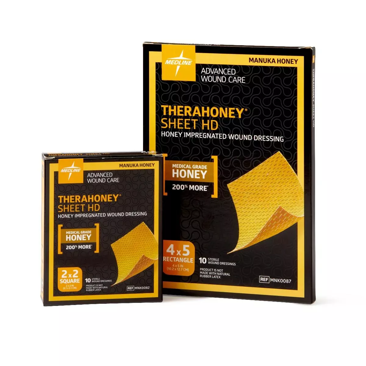 Medline IndustriesDressing TheraHoney HD 100% Manuka Honey 2x2" 10/Bx