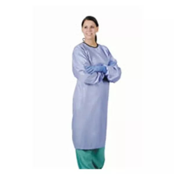Medline IndustriesGown Isolation Large Ceil Blue Knit Cuff Ea